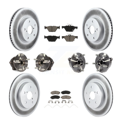 [Avant + Arrière] Kit d'ensemble roulement de roue et moyeu pour 2016-2019 Subaru Legacy 2.5L KBB-120806