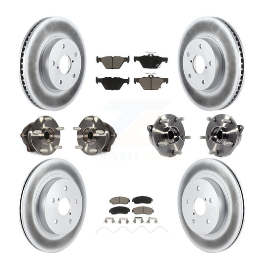 [Avant + Arrière] Kit d'ensemble roulement de roue et moyeu pour 2016-2019 Subaru Legacy 2.5L KBB-120806