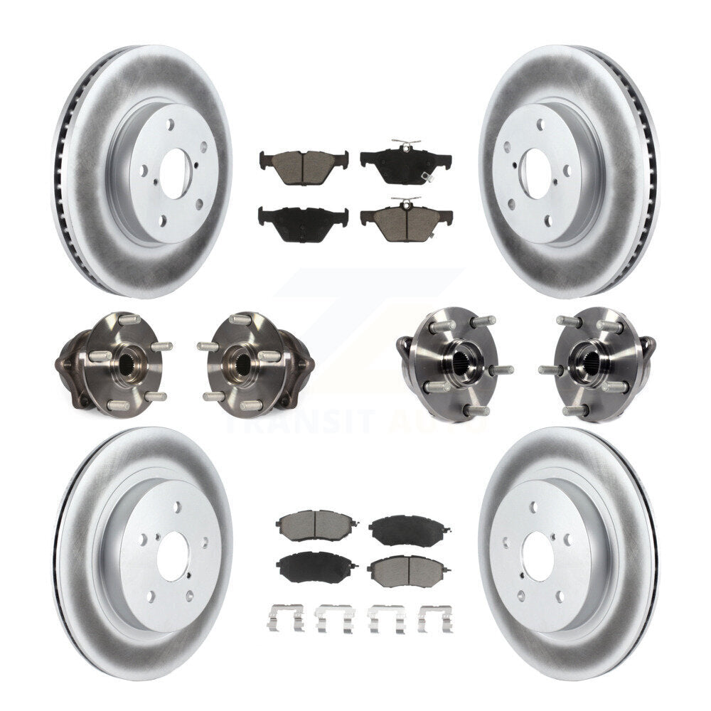 [Avant + Arrière] Kit d'ensemble roulement de roue et moyeu pour 2015 Subaru Legacy 2.5L KBB-120808