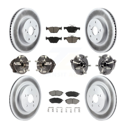 [Avant + Arrière] Kit d'ensemble roulement de roue et moyeu pour 2015 Subaru Legacy 2.5L KBB-120808