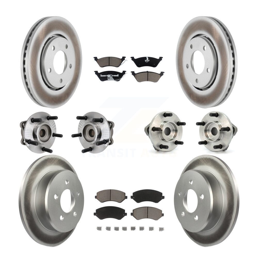 [Avant + Arrière] Kit d'ensemble roulement de roue et moyeu pour Chrysler Town & Country Dodge Grand Caravan KBB-120813