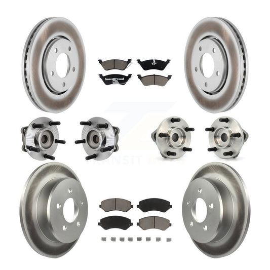 [Avant + Arrière] Kit d'ensemble roulement de roue et moyeu pour Chrysler Town & Country Dodge Grand Caravan KBB-120813
