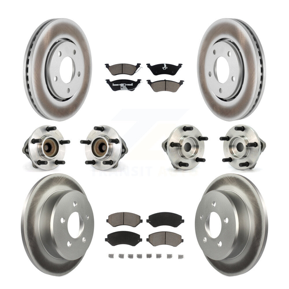 [Avant + Arrière] Kit d'ensemble roulement de roue et moyeu pour Dodge Chrysler Town & Country Grand Caravan Voyager KBB-120814