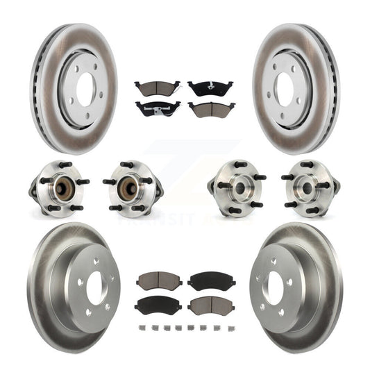 [Avant + Arrière] Kit d'ensemble roulement de roue et moyeu pour Dodge Chrysler Town & Country Grand Caravan Voyager KBB-120814