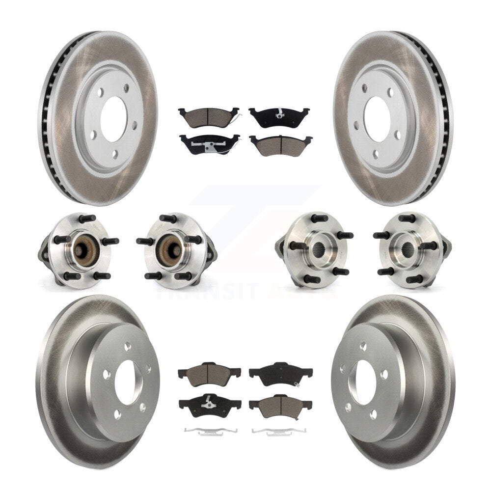 [Avant + Arrière] Kit d'ensemble roulement de roue et moyeu pour Dodge Grand Caravan Chrysler Town & Country KBB-120815