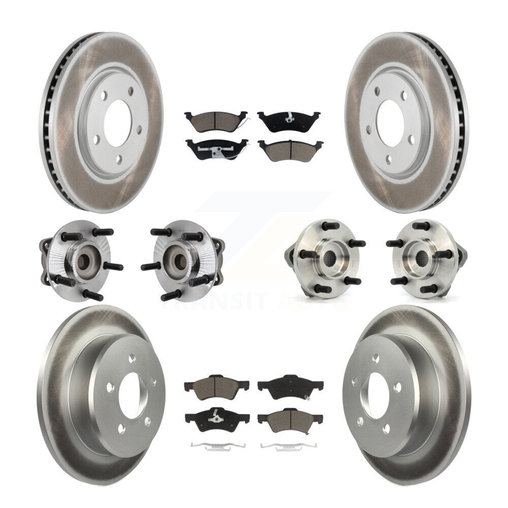 [Avant + Arrière] Kit d'ensemble roulement de roue et moyeu pour Dodge Grand Caravan Chrysler Town & Country KBB-120818