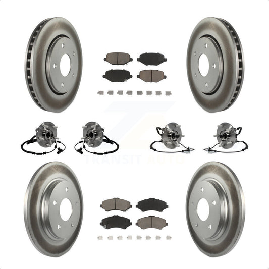 [Avant + Arrière] Kit d'ensemble roulement de roue et moyeu pour Dodge Grand Caravan Chrysler Town & Country Ram C/V Volkswagen Routan KBB-120819 par Transit Auto