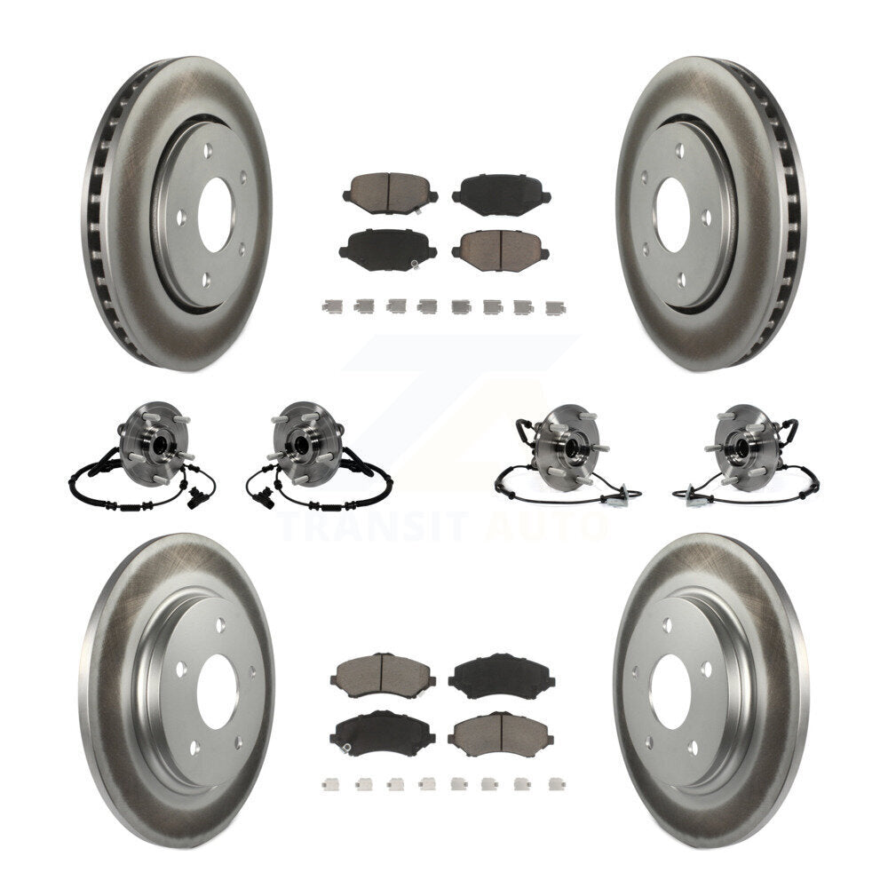 [Avant + Arrière] Kit d'ensemble roulement de roue et moyeu pour Dodge Grand Caravan Chrysler Town & Country Ram C/V Volkswagen Routan KBB-120819