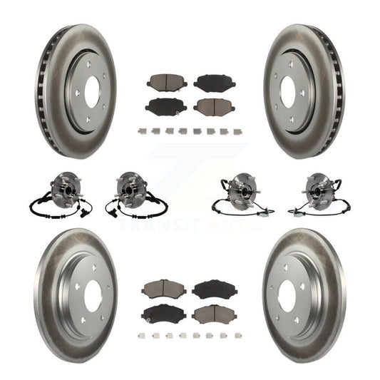 [Avant + Arrière] Kit d'ensemble roulement de roue et moyeu pour Dodge Grand Caravan Chrysler Town & Country Ram C/V Volkswagen Routan KBB-120819