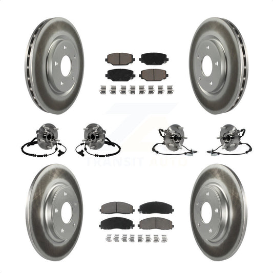 [Avant + Arrière] Kit d'ensemble roulement de roue et moyeu pour Dodge Grand Caravan Chrysler Town & Country Ram C/V Volkswagen Routan KBB-120820 par Transit Auto