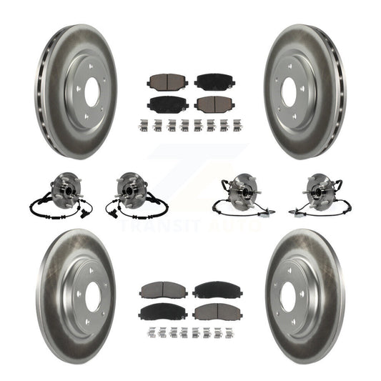 [Avant + Arrière] Kit d'ensemble roulement de roue et moyeu pour Dodge Grand Caravan Chrysler Town & Country Ram C/V Volkswagen Routan KBB-120820