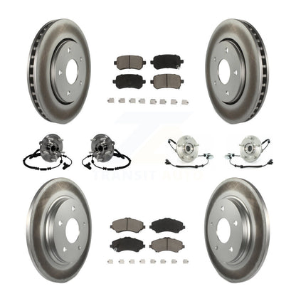 [Avant + Arrière] Kit d'ensemble roulement de roue et moyeu pour 2012 Volkswagen Routan avec Single Piston Caliper KBB-120821