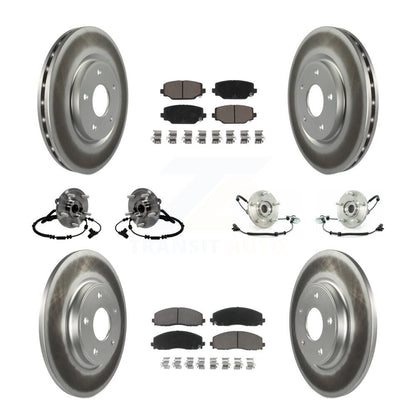 [Avant + Arrière] Kit d'ensemble roulement de roue et moyeu pour 2012 Volkswagen Routan avec Dual Piston Caliper KBB-120822