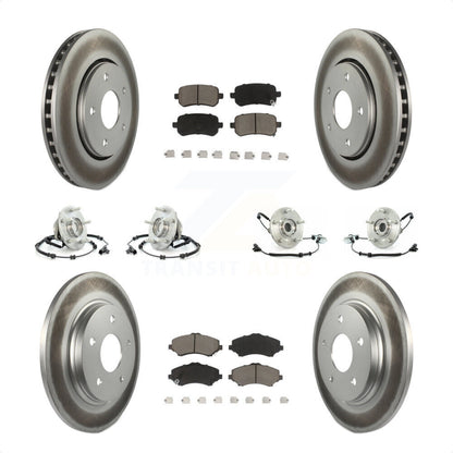 [Avant + Arrière] Kit d'ensemble roulement de roue et moyeu pour Chrysler Town & Country Dodge Grand Caravan Volkswagen Routan KBB-120823 par Transit Auto