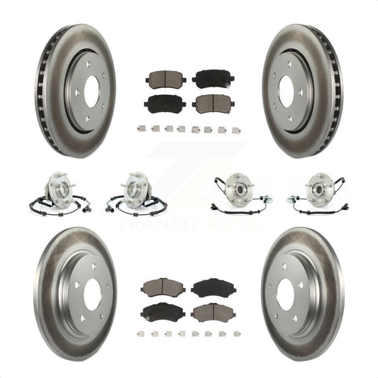 [Avant + Arrière] Kit d'ensemble roulement de roue et moyeu pour Chrysler Town & Country Dodge Grand Caravan Volkswagen Routan KBB-120823 par Transit Auto