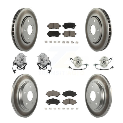 [Avant + Arrière] Kit d'ensemble roulement de roue et moyeu pour Chrysler Town & Country Dodge Grand Caravan Volkswagen Routan KBB-120823