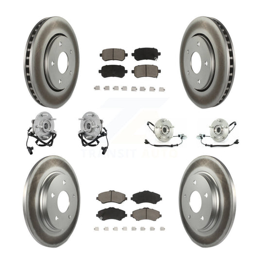 [Avant + Arrière] Kit d'ensemble roulement de roue et moyeu pour Chrysler Town & Country Dodge Grand Caravan Volkswagen Routan KBB-120823