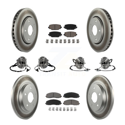 [Avant + Arrière] Kit d'ensemble roulement de roue et moyeu pour 2017-2018 Dodge Grand Caravan avec Single Piston Caliper KBB-120825