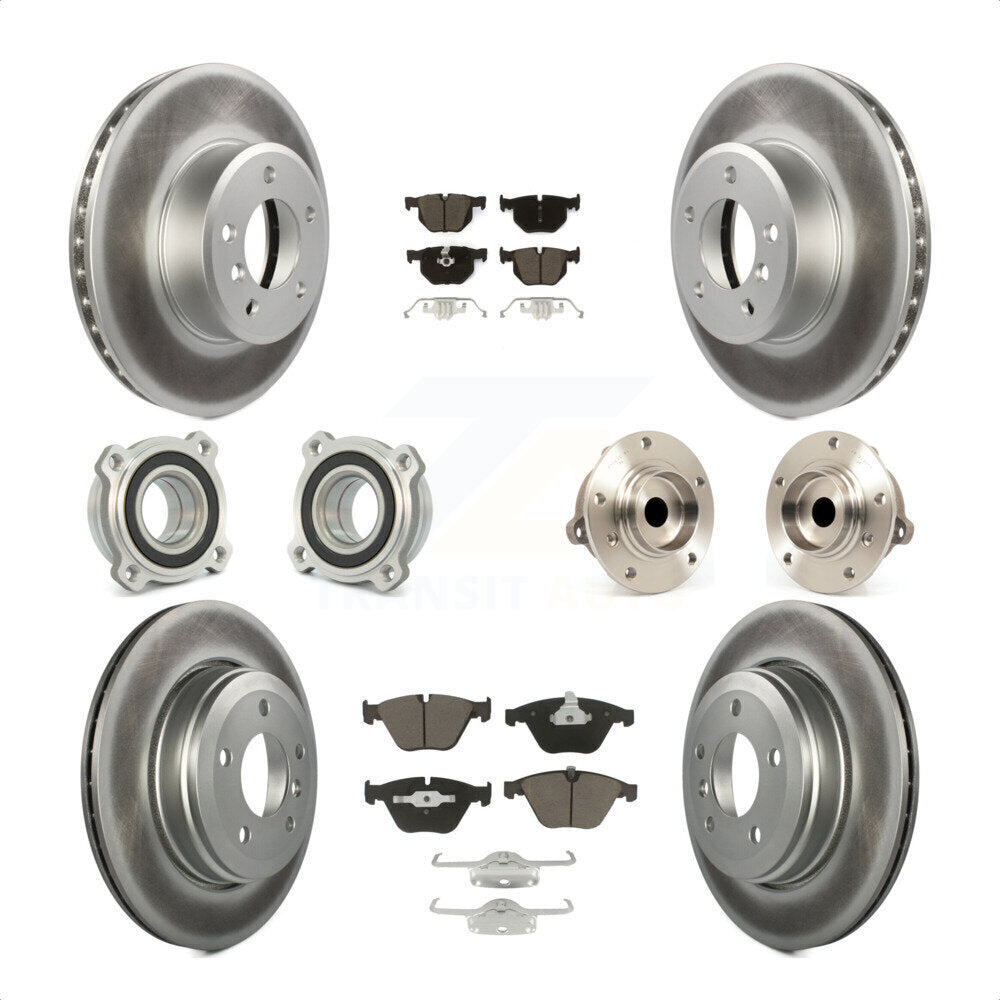 [Avant + Arrière] Kit d'ensemble roulement de roue et moyeu pour BMW 530i 525i 528i KBB-120828 par Transit Auto