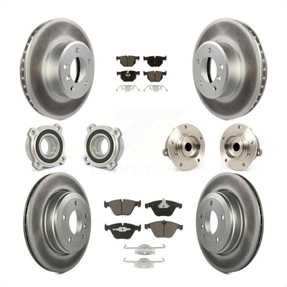 [Avant + Arrière] Kit d'ensemble roulement de roue et moyeu pour BMW 530i 525i 528i KBB-120828 par Transit Auto