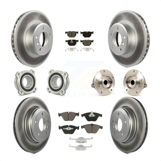 [Avant + Arrière] Kit d'ensemble roulement de roue et moyeu pour BMW 530i 525i 528i KBB-120828 par Transit Auto