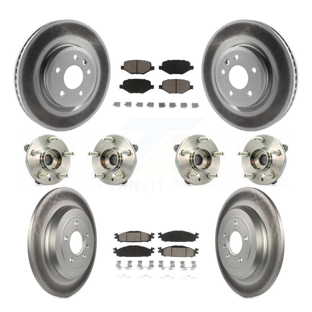 [Avant + Arrière] Kit d'ensemble roulement de roue et moyeu pour Ford Taurus Flex Lincoln MKT MKS KBB-120832