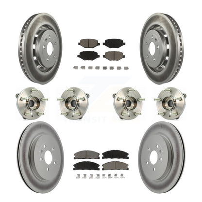 [Avant + Arrière] Kit d'ensemble roulement de roue et moyeu pour Lincoln MKS Ford Flex Taurus MKT KBB-120833