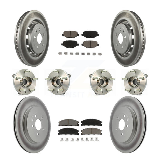 [Avant + Arrière] Kit d'ensemble roulement de roue et moyeu pour Lincoln MKS Ford Flex Taurus MKT KBB-120833