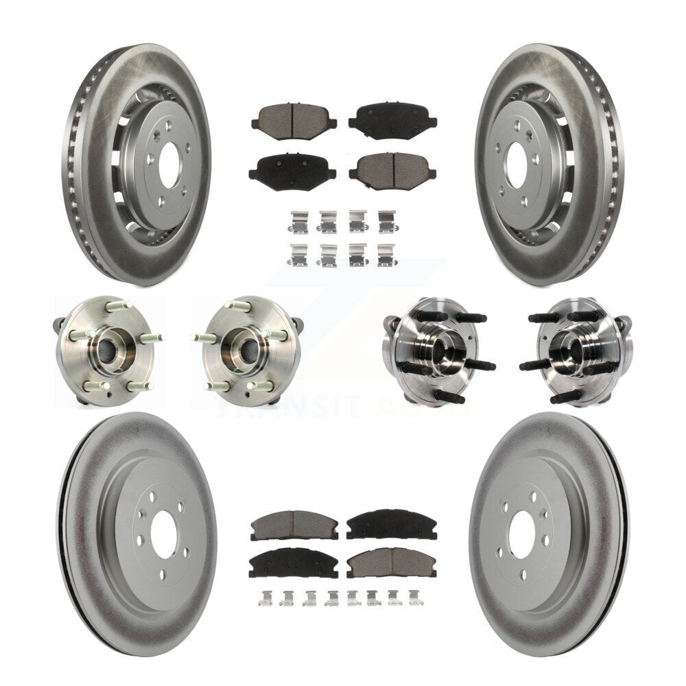 [Avant + Arrière] Kit d'ensemble roulement de roue et moyeu pour Ford Taurus Police Interceptor Sedan Special Service KBB-120834