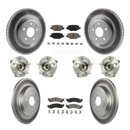[Avant + Arrière] Kit d'ensemble roulement de roue et moyeu pour 2010-2012 Ford Taurus SHO KBB-120838