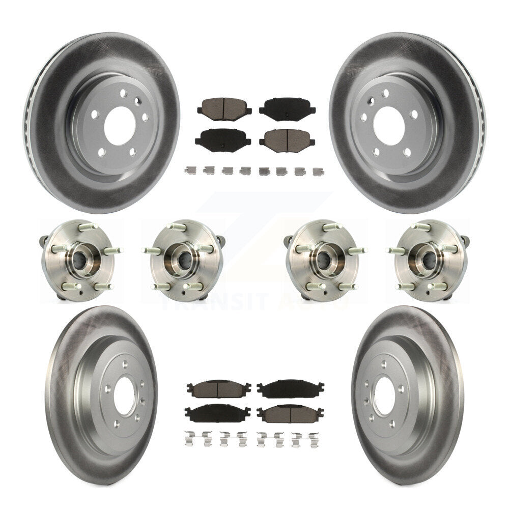 [Avant + Arrière] Kit d'ensemble roulement de roue et moyeu pour 2009-2010 Lincoln MKS KBB-120839