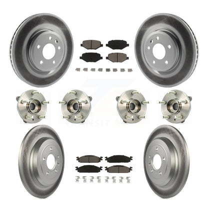 [Avant + Arrière] Kit d'ensemble roulement de roue et moyeu pour 2009-2010 Lincoln MKS KBB-120839
