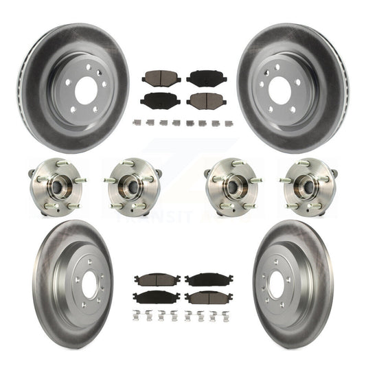 [Avant + Arrière] Kit d'ensemble roulement de roue et moyeu pour 2009-2010 Lincoln MKS KBB-120839