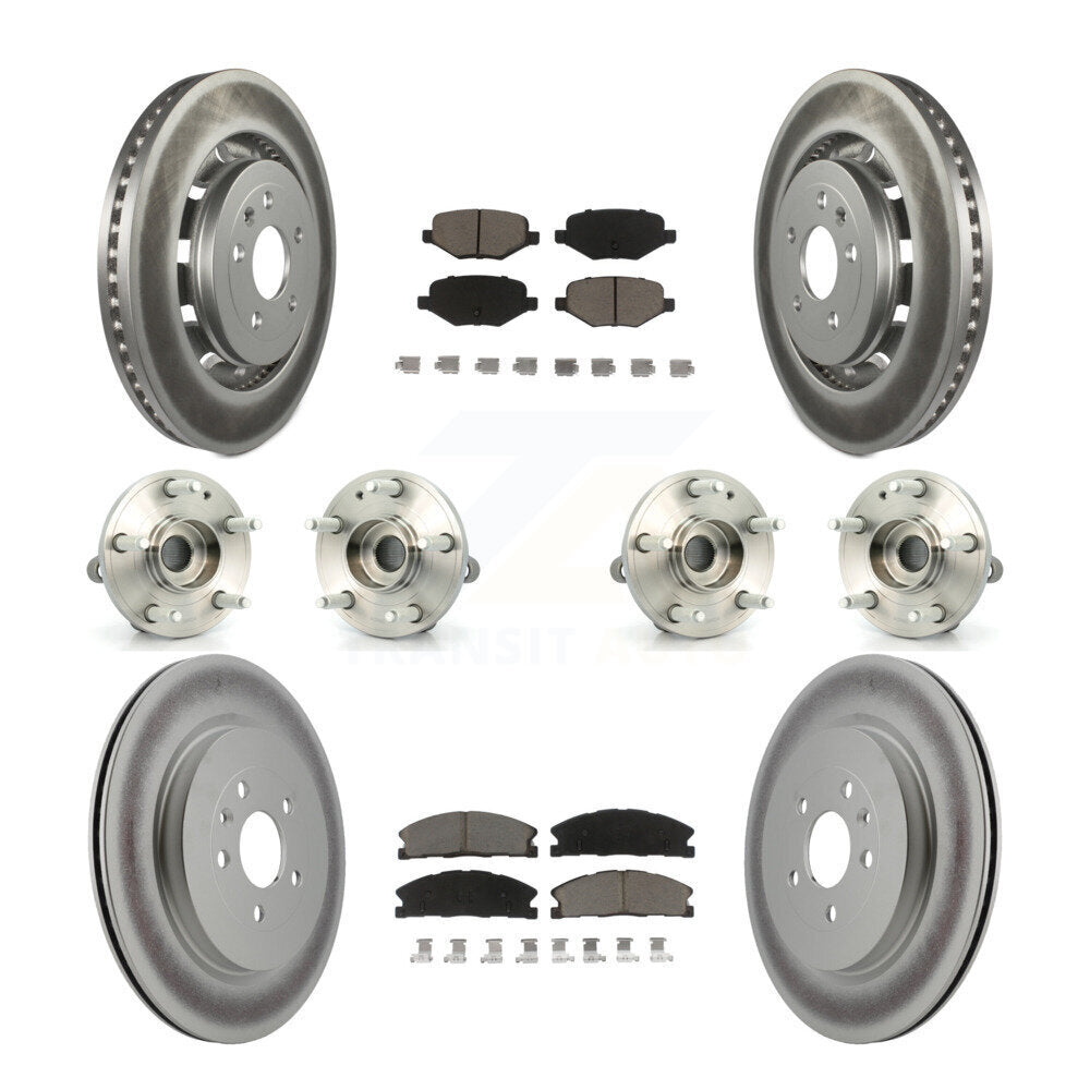 [Avant + Arrière] Kit d'ensemble roulement de roue et moyeu pour Ford Explorer Police Interceptor Utility KBB-120840