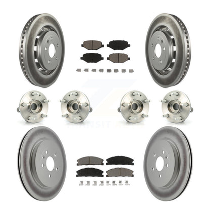 [Avant + Arrière] Kit d'ensemble roulement de roue et moyeu pour Ford Explorer Police Interceptor Utility KBB-120840
