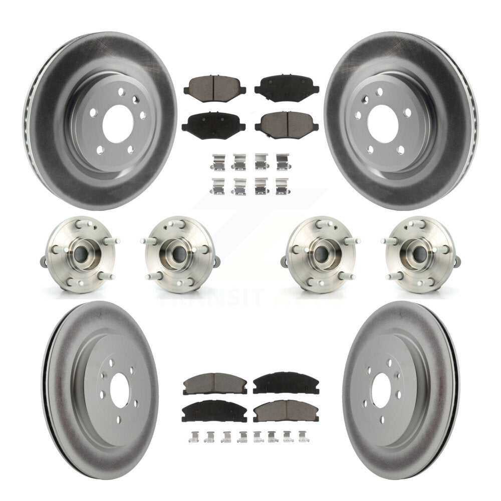 [Avant + Arrière] Kit d'ensemble roulement de roue et moyeu pour 2013 Ford Explorer Sport avec Heavy Duty Brakes KBB-120841