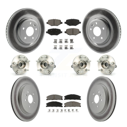 [Avant + Arrière] Kit d'ensemble roulement de roue et moyeu pour 2013 Ford Explorer Sport avec Heavy Duty Brakes KBB-120841