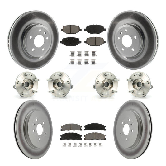 [Avant + Arrière] Kit d'ensemble roulement de roue et moyeu pour 2013 Ford Explorer Sport avec Heavy Duty Brakes KBB-120841