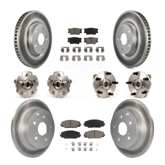 [Avant + Arrière] Kit d'ensemble roulement de roue et moyeu pour Toyota RAV4 avec 3rd Row Seating KBB-120844