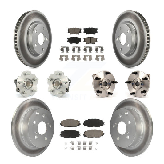 [Avant + Arrière] Kit d'ensemble roulement de roue et moyeu pour Toyota RAV4 avec 3rd Row Seating KBB-120845