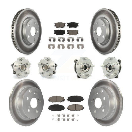 [Avant + Arrière] Kit d'ensemble roulement de roue et moyeu pour Toyota RAV4 KBB-120847