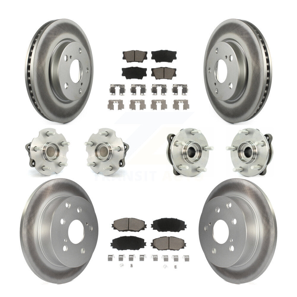 [Avant + Arrière] Kit d'ensemble roulement de roue et moyeu pour 2013-2018 Toyota RAV4 LE avec FWD KBB-120849