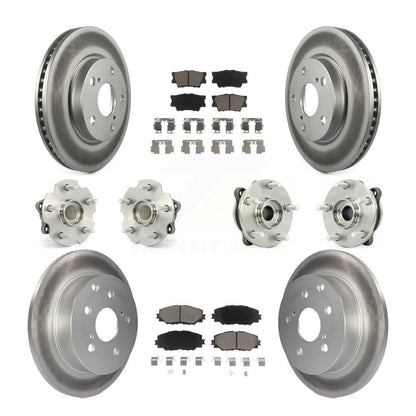 [Avant + Arrière] Kit d'ensemble roulement de roue et moyeu pour 2013-2018 Toyota RAV4 LE avec FWD KBB-120849