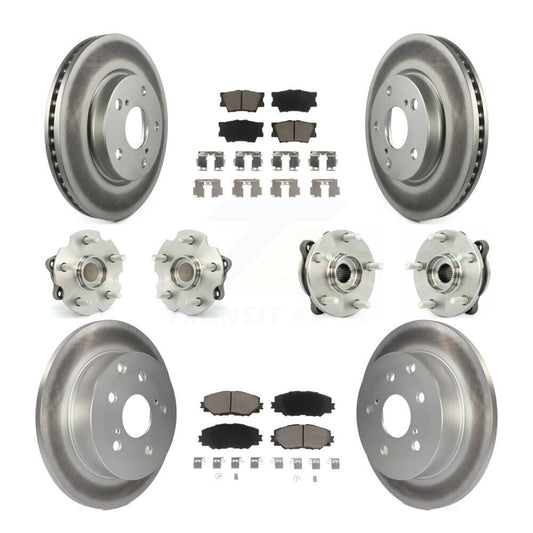 [Avant + Arrière] Kit d'ensemble roulement de roue et moyeu pour 2013-2018 Toyota RAV4 LE avec FWD KBB-120849