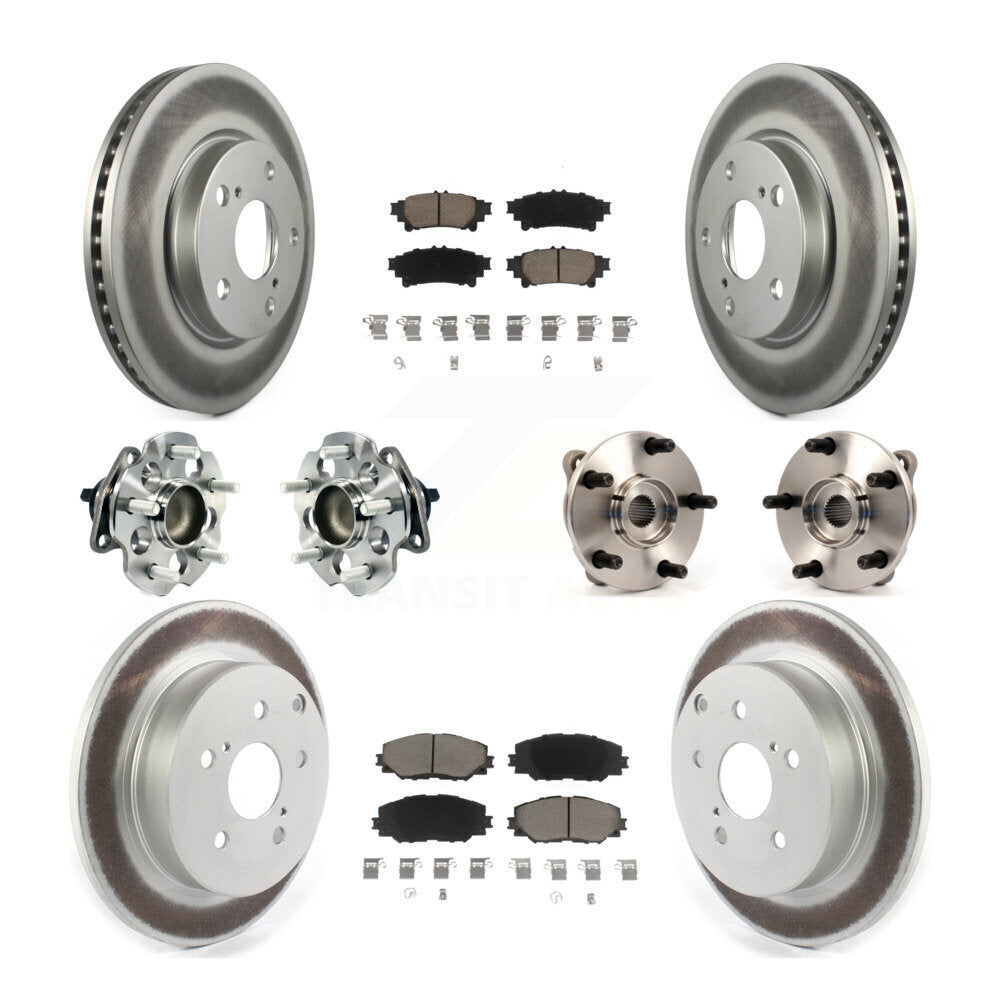[Avant + Arrière] Kit d'ensemble roulement de roue et moyeu pour 2012-2018 Toyota Prius V KBB-120851