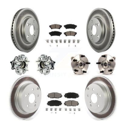 [Avant + Arrière] Kit d'ensemble roulement de roue et moyeu pour 2012-2018 Toyota Prius V KBB-120851