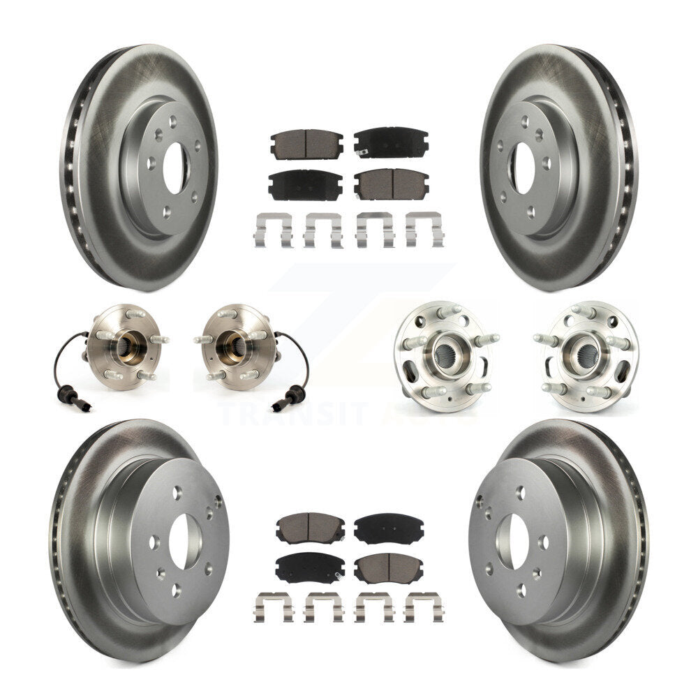 [Avant + Arrière] Kit d'ensemble roulement de roue et moyeu pour 2010-2017 Chevrolet Equinox GMC Terrain KBB-120852