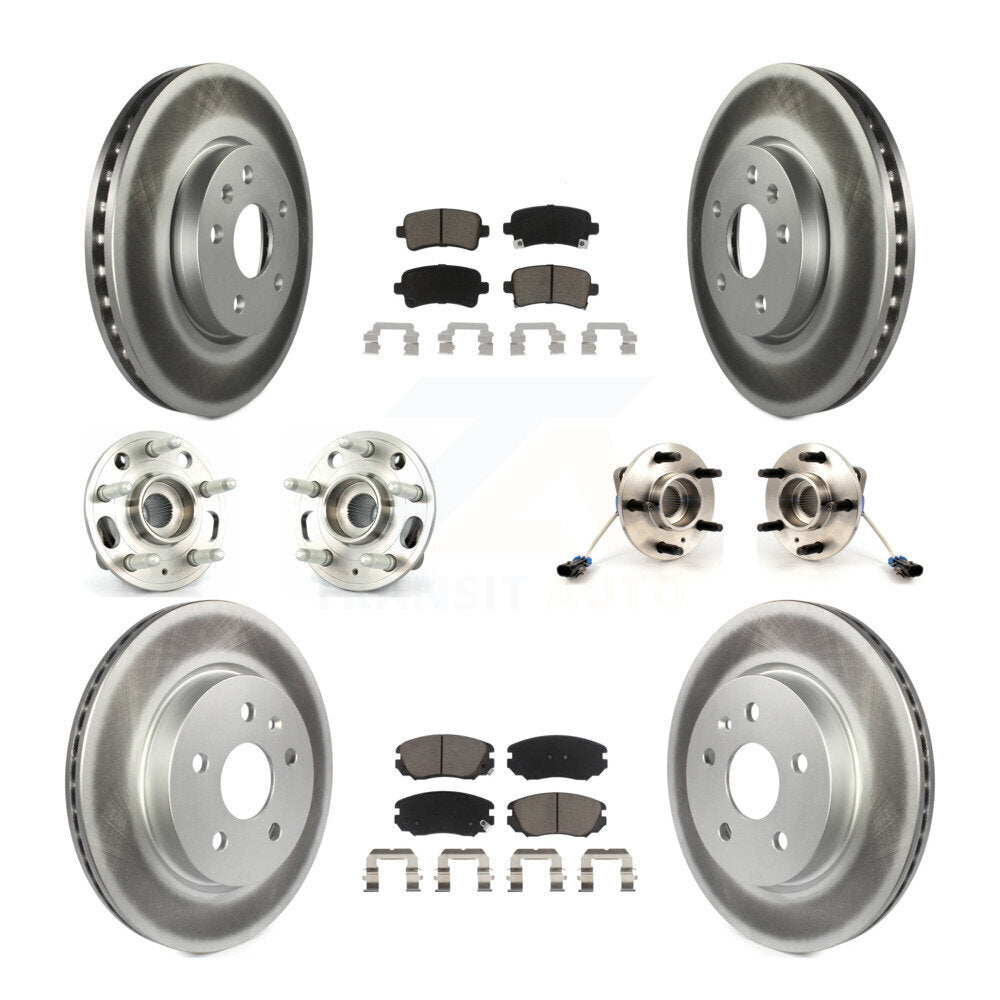 [Avant + Arrière] Kit d'ensemble roulement de roue et moyeu pour 2010 Buick Allure KBB-120853