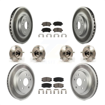 [Avant + Arrière] Kit d'ensemble roulement de roue et moyeu pour 2018-2019 Chevrolet Impala KBB-120854 par Transit Auto