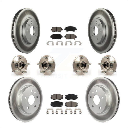 [Avant + Arrière] Kit d'ensemble roulement de roue et moyeu pour 2018-2019 Chevrolet Impala KBB-120854 par Transit Auto